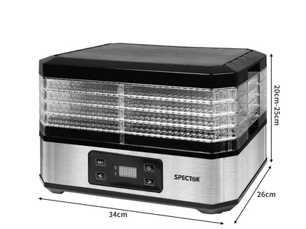 Spector Food Dehydrators Stainless Steel-1910112825242685442