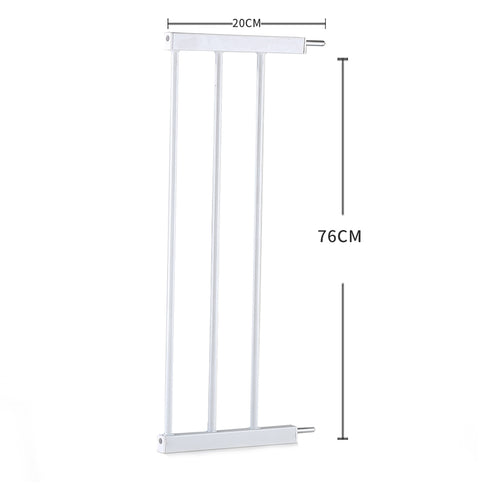 Levede Baby Safety Gate Adjustable Pet White 20cm Extension-1910113187513110530