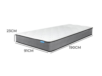 Dreamz Spring Mattress Pocket Bed Top Single-1864184419812773890