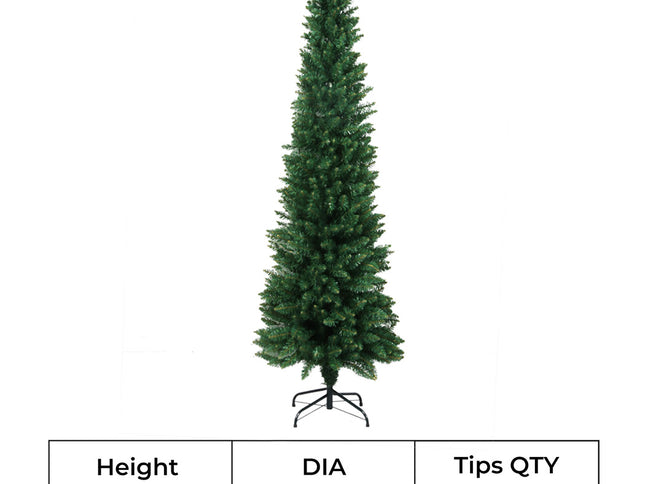 Santaco 1.5M 350 Tips Pencil Christmas Tree-2006732745379811330