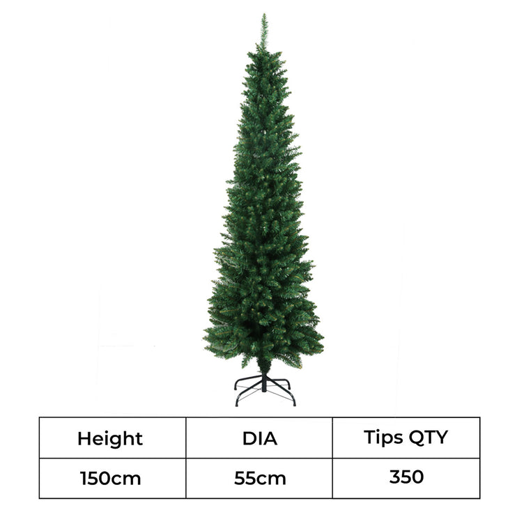 Santaco 1.5M 350 Tips Pencil Christmas Tree-2006732745379811330