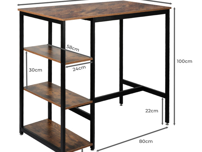 Levede High Bar Table Pub Industrial-1975420484287860738