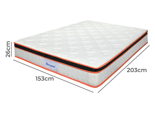Dreamz 7 Zone Pocket Spring Mattress Medium Firm Queen-2006733416971767810