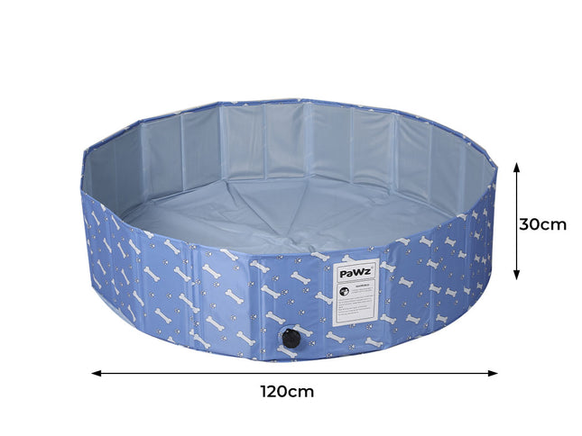 PaWz Folding Swimming Pool Dog Cat Washing M Medium-1864184493410226178