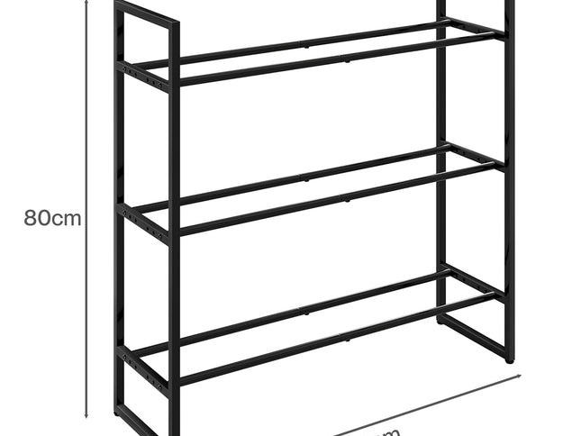 Centra Dumbbell Rack 3 Tier Weight Storage Organiser Stand Holder Home Gym 270kg-2029334099902205954