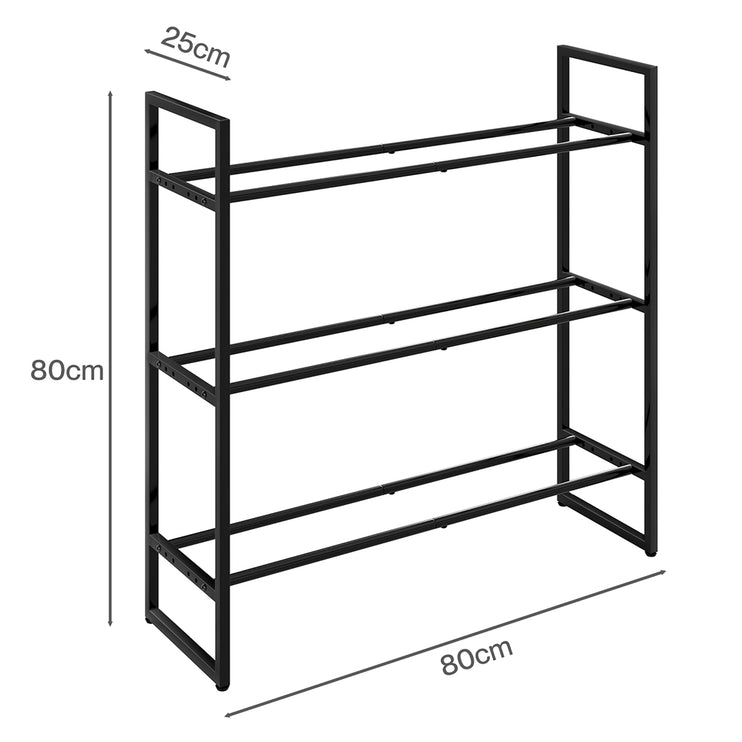 Centra Dumbbell Rack 3 Tier Weight Storage Organiser Stand Holder Home Gym 270kg-2029334099902205954