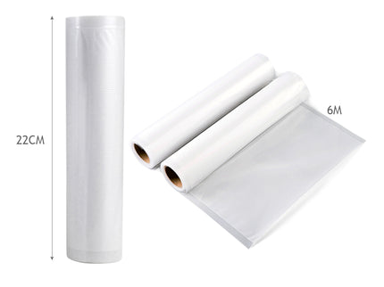 TOQUE Vacuum Food Sealer Seal Bags Rolls 22cm-1942353275433127938