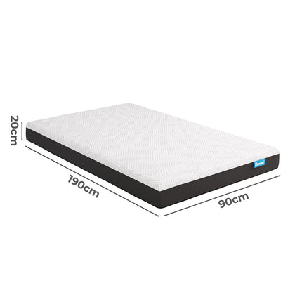 Dreamz Mattress Gel Memory Breathable Single-1954802370814808066