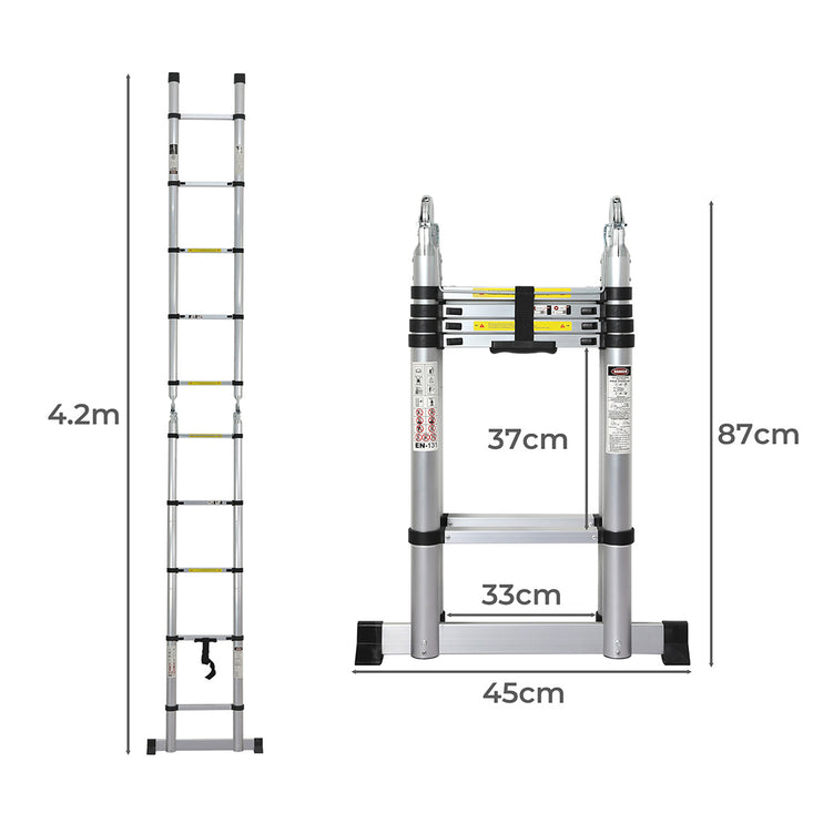 Traderight Folding Multi Purpose Ladder 10 Step-1975420320932302850