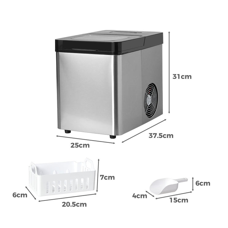 Spector Ice Maker Commercial 2.1L Portable Silver-1975420469045760002