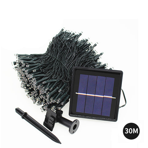 30M 300LED String Solar Powered Fairy-1864184477790638082