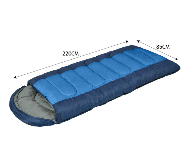 Mountview Sleeping Bag Outdoor Camping Blue-1894516812738072578