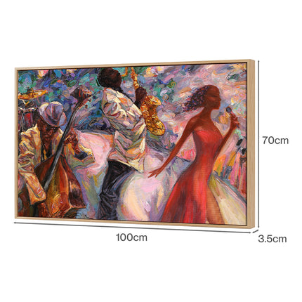 Yezi Modern Canvas Wall Art Large Abstract Figure Painting Decor 70x100cm-2061251859540217858