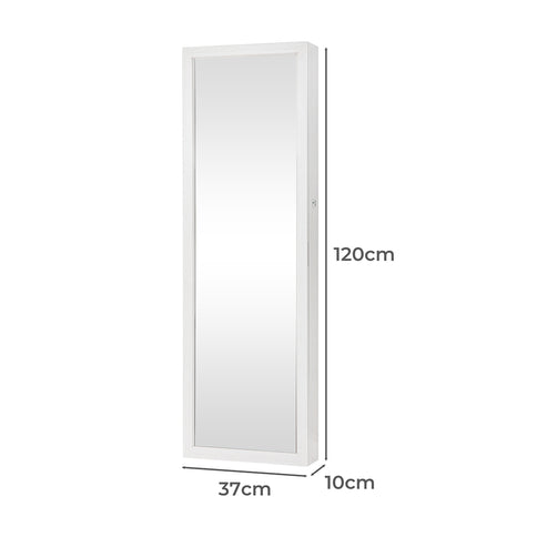 Levede Mirror Jewellery Cabinet LED-1917016724075581442
