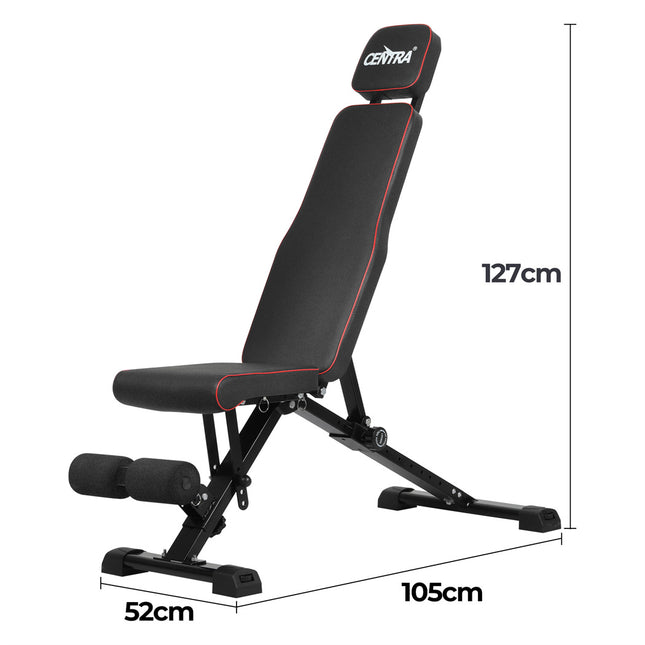 Centra Incline Adjustable Weight Bench Home Gym Workout-1975420346504974338