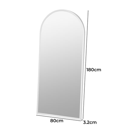 Yezi Floor Mirror Full Length Mirrors 1.8M White-1975420501320929282