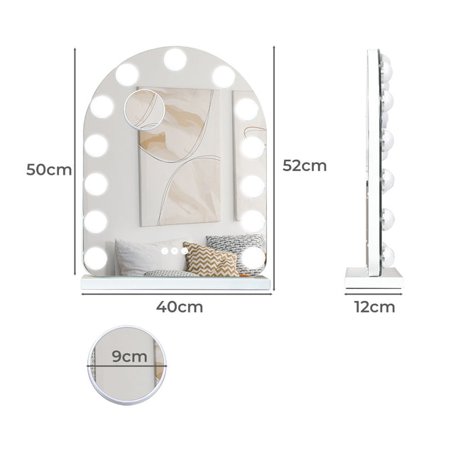 Yezi Makeup Mirror White-1975420319204249602