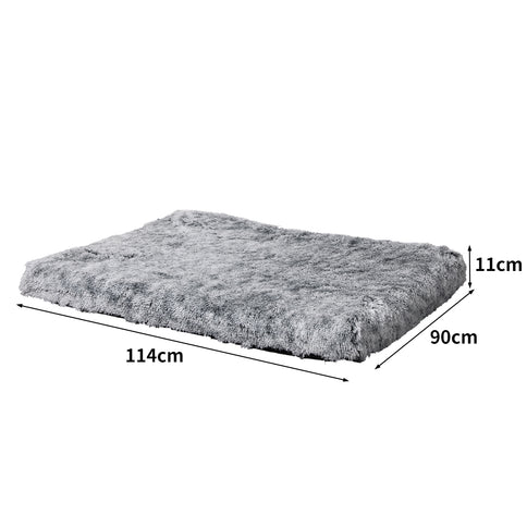 PaWz Dog Mat Pet Calming Bed Memory L Charcoal Large-1864184529011478530