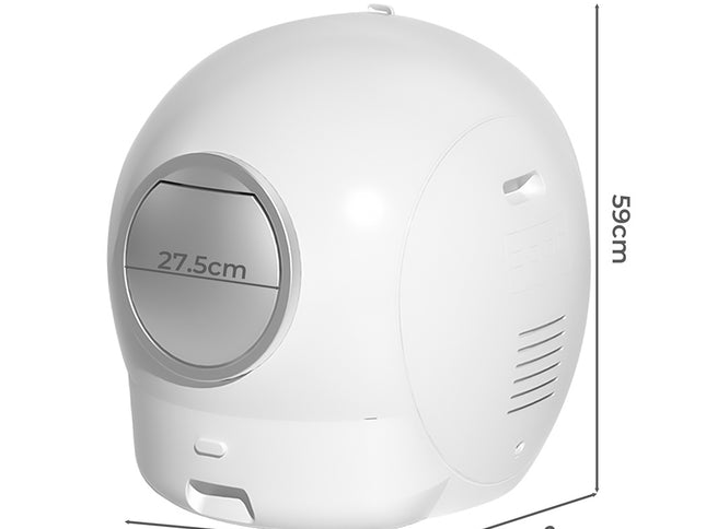 Pawz Self Cleaning Cat Litter Box Large Enclosed Toilet-1954802478600032258