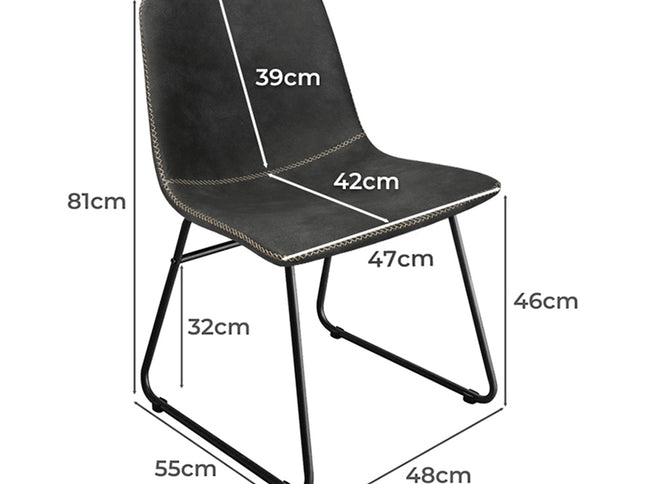 Levede 8x Dining Chairs Kitchen Table-2006732732784316418