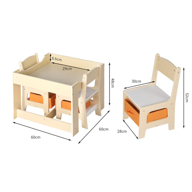 BoPeep Kids Table and Chair Set Storage-1954802768074117122