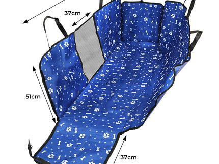 PaWz Pet Back Car Seat Cover Hammock Blue-1864184519150669826