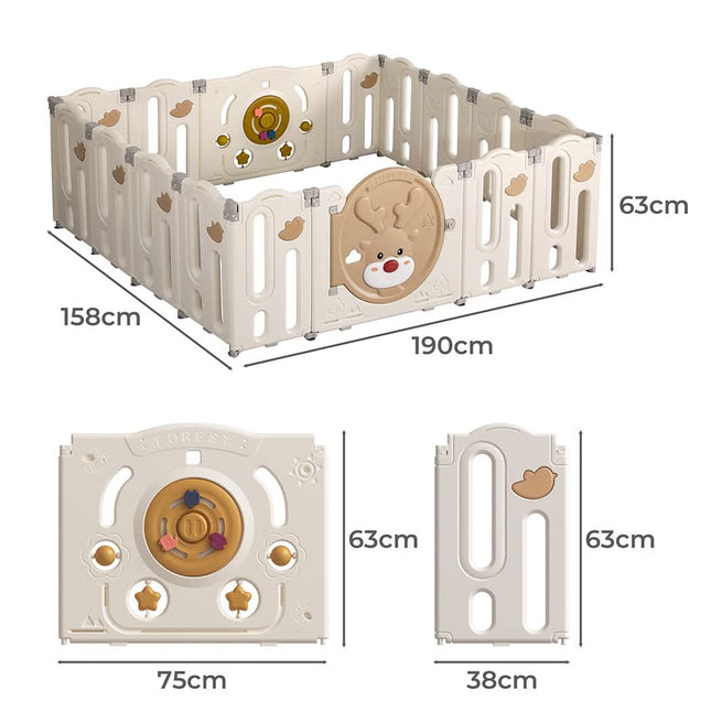 BoPeep Kids Playpen Baby Safety Gate-1954802782179561474