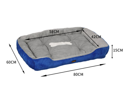PaWz Pet Bed Dog Beds Bedding Mattress L Navy Large-1864184468709969922