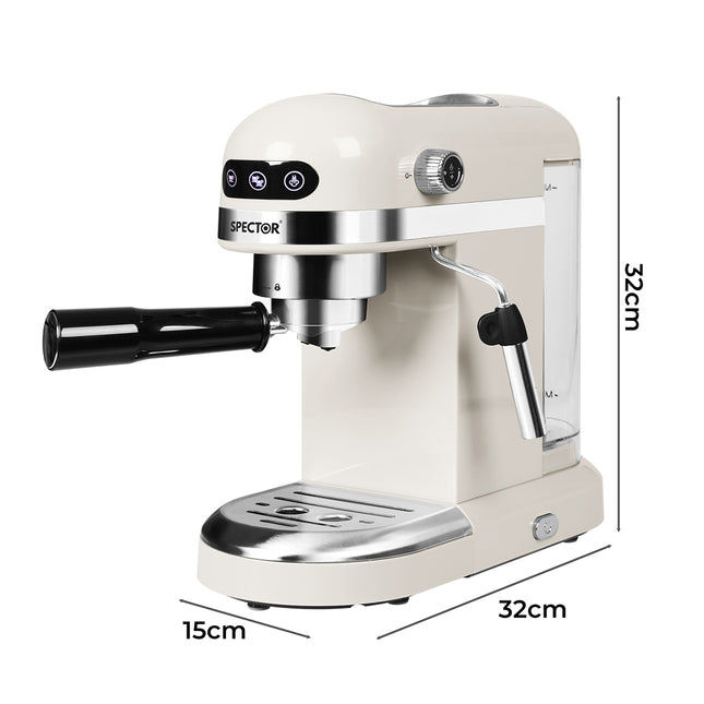 Spector Coffee Maker Machine Espresso Milk White-1973194089298006018