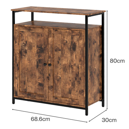 Levede Storage Cabinet Multipurpose Organiser Cupboard Adjustable Shelves-2065254300464058370