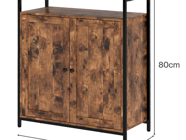 Levede Storage Cabinet Multipurpose Organiser Cupboard Adjustable Shelves-2065254300464058370