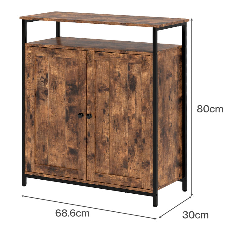 Levede Storage Cabinet Multipurpose Organiser Cupboard Adjustable Shelves-2065254300464058370