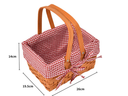 Picnic Basket Outdoor Baskets Deluxe-1864183150373113858