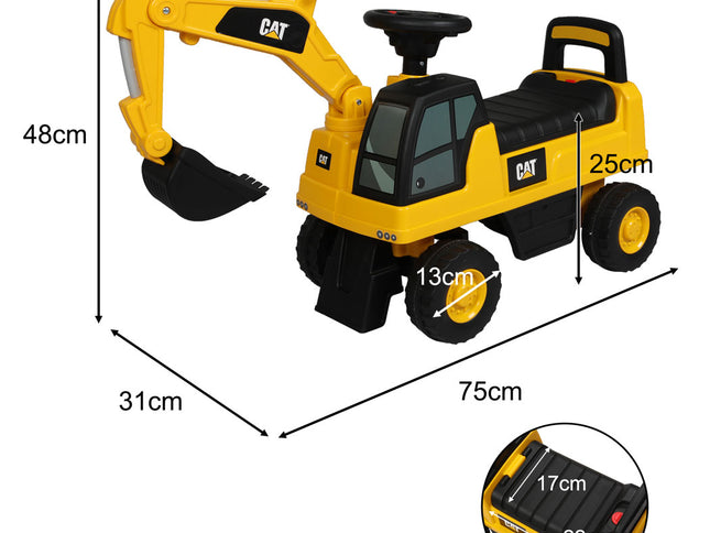 Kids ride on excavator-1973193476115927042