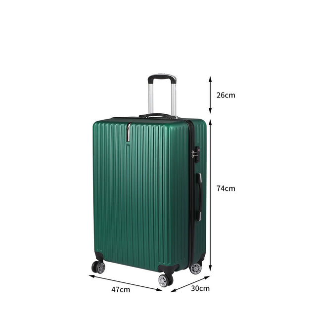 Slimbridge 28" Inch Luggage Suitcase Green 28 inch-1973193937992683522