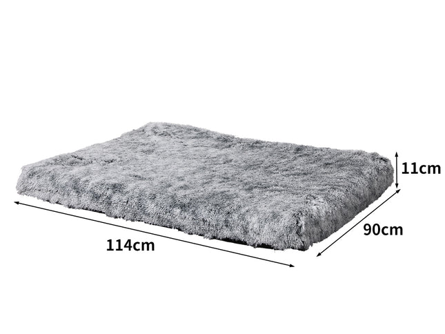 PaWz Dog Mat Pet Calming Bed Memory L Charcoal Large-1973193659117604866
