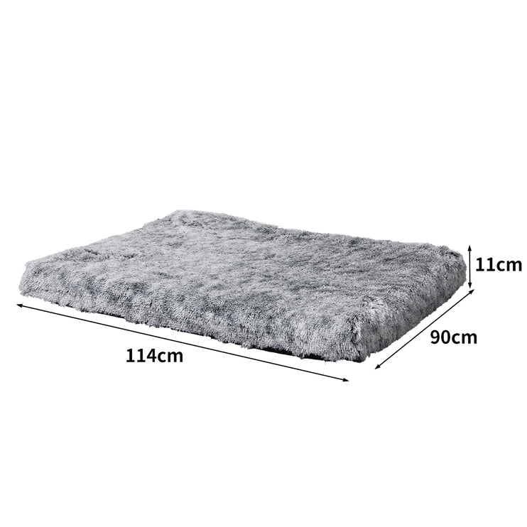 PaWz Dog Mat Pet Calming Bed Memory L Charcoal Large-1973193659117604866
