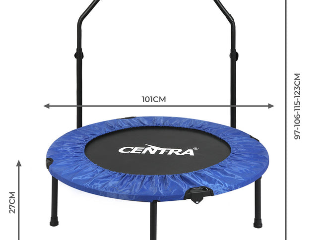 Centra 40" Foldable Mini Trampoline Rebounder Fitness-1973193527974301698