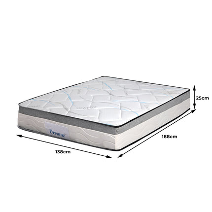Dreamz Spring Mattress Bed Pocket Tight Double-1975420425559216130
