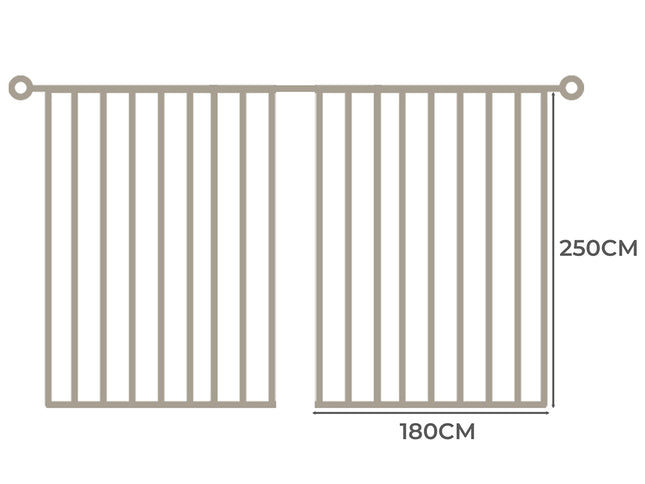 Marlow 2XBlockout Curtains Chenille 180x250 Coffee CD1016-180x250-DG-1973194067525373954