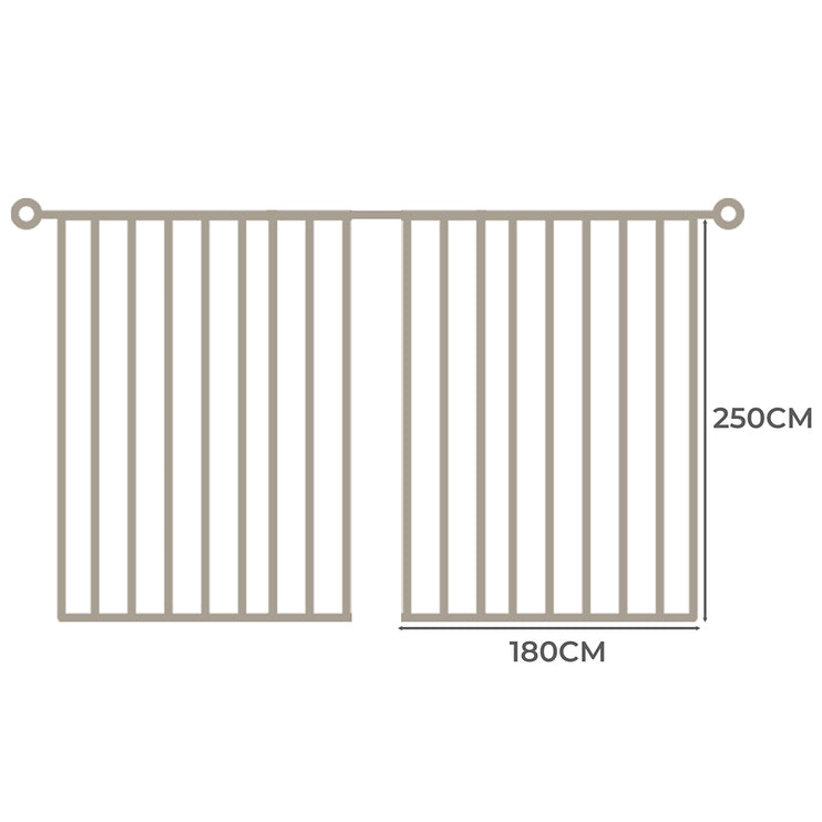 Marlow 2XBlockout Curtains Chenille 180x250 Coffee CD1016-180x250-DG-1973194067525373954