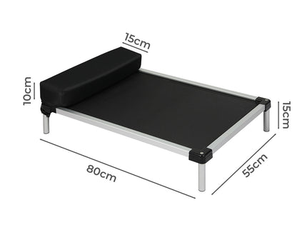 PaWz Pet Trampoline Aluminium Frame L Black Large-1864184558203834370