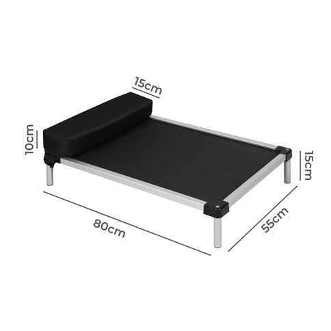 PaWz Pet Trampoline Aluminium Frame L Black Large-1864184558203834370