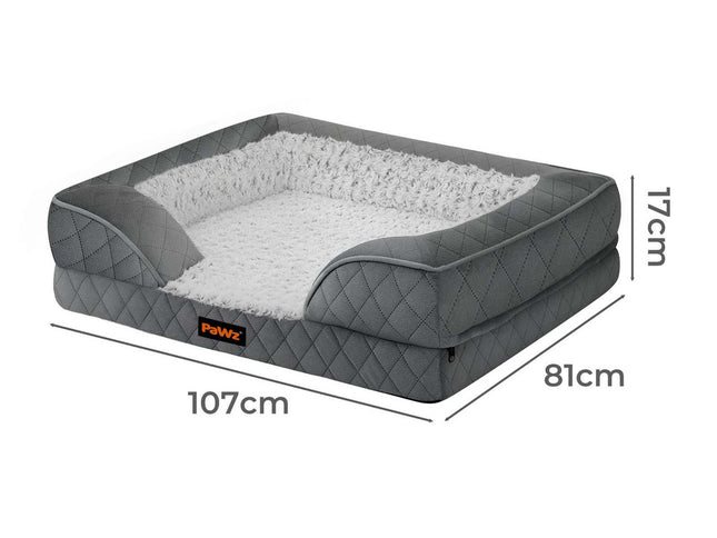 Pawz Orthopedic Memory Foam Pet Bed Dog Washable Mat-2006733392577695746