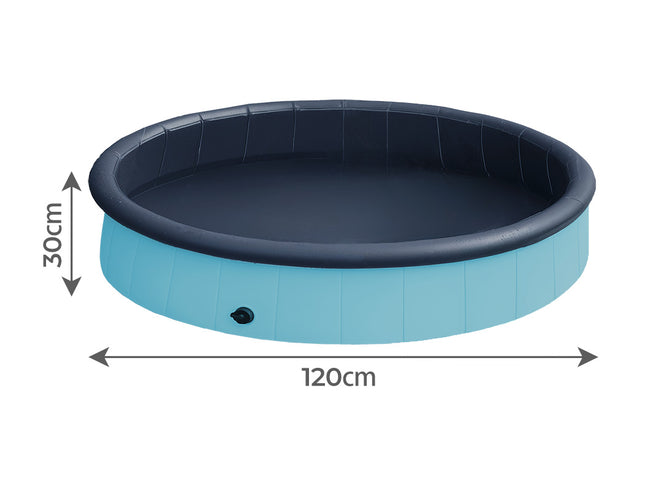 Pawz Folding Dog Swimming Pool-1973193485712494594