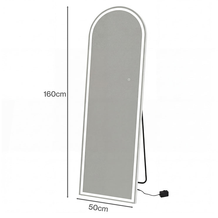 Levede 165cm Full Length Mirror Arched Dressing Mirrors Free Stand Wall Mounted-2050059008672403458