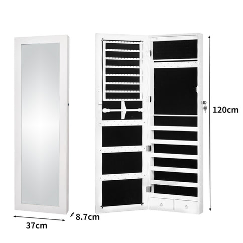 Levede Mirror Jewellery Cabinet Makeup-1917016723924586498