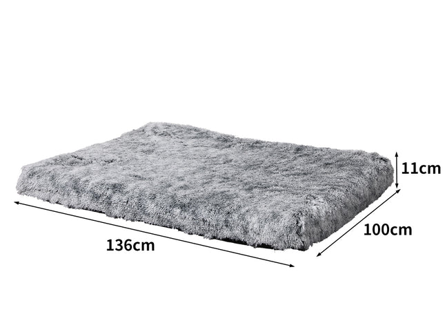 PaWz Dog Mat Pet Calming Bed Memory XL Charcoal X-Large-1973193661449637890