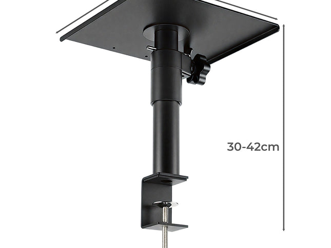 Levede 2x Desk Clamp Speaker Stands Set Adjustable Rotatable Monitor CD Player-2065254308118663170