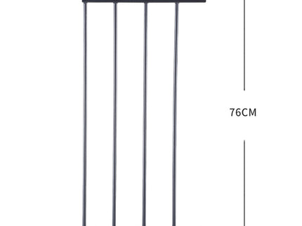 Levede Baby Safety Gate Adjustable Pet Black 30cm Extension-1910113187701854210